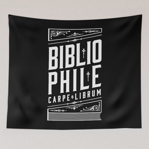 Item preview, Bibliophile Carpe Librum Vintage Librarian Book Cover designed and sold by GrandeDuc.