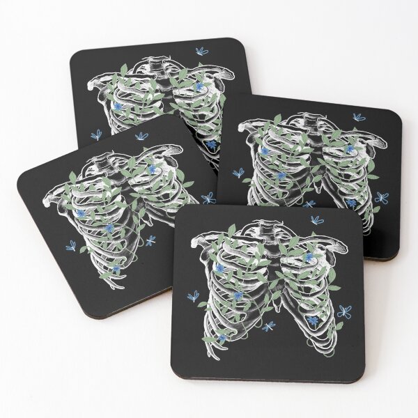 Item preview, Rib cage and vegation designed and sold by Skullkidink.
