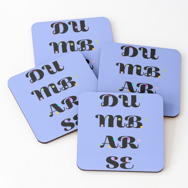Item preview, Dumb Arse word typography  designed and sold by Nonsense and Relish.