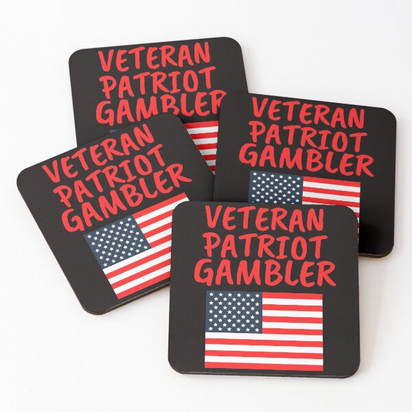 Item preview, Veteran Patriot Gambler designed and sold by SloganExpress.