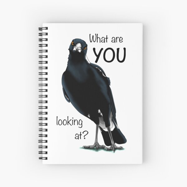 Item preview, Magpie design 'What are you looking at?' designed and sold by Krystalkayart.
