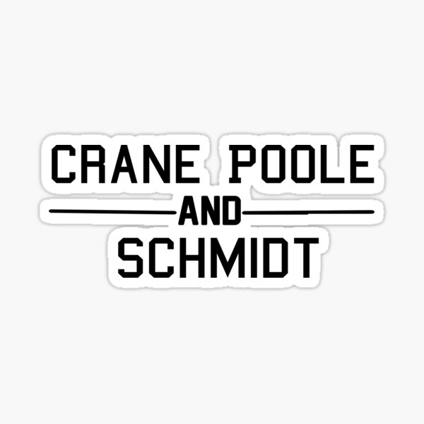Crane Poole And Schmidt Sticker