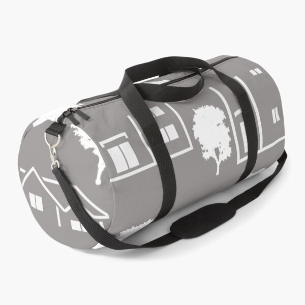 Item preview, White Houses and Trees on Gray designed and sold by AlteredAtelier.