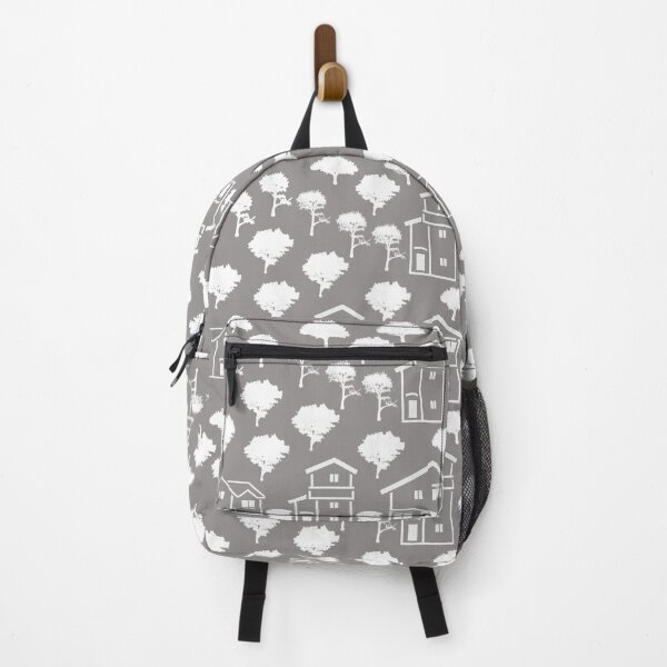 Item preview, White Houses and Trees on Gray designed and sold by AlteredAtelier.