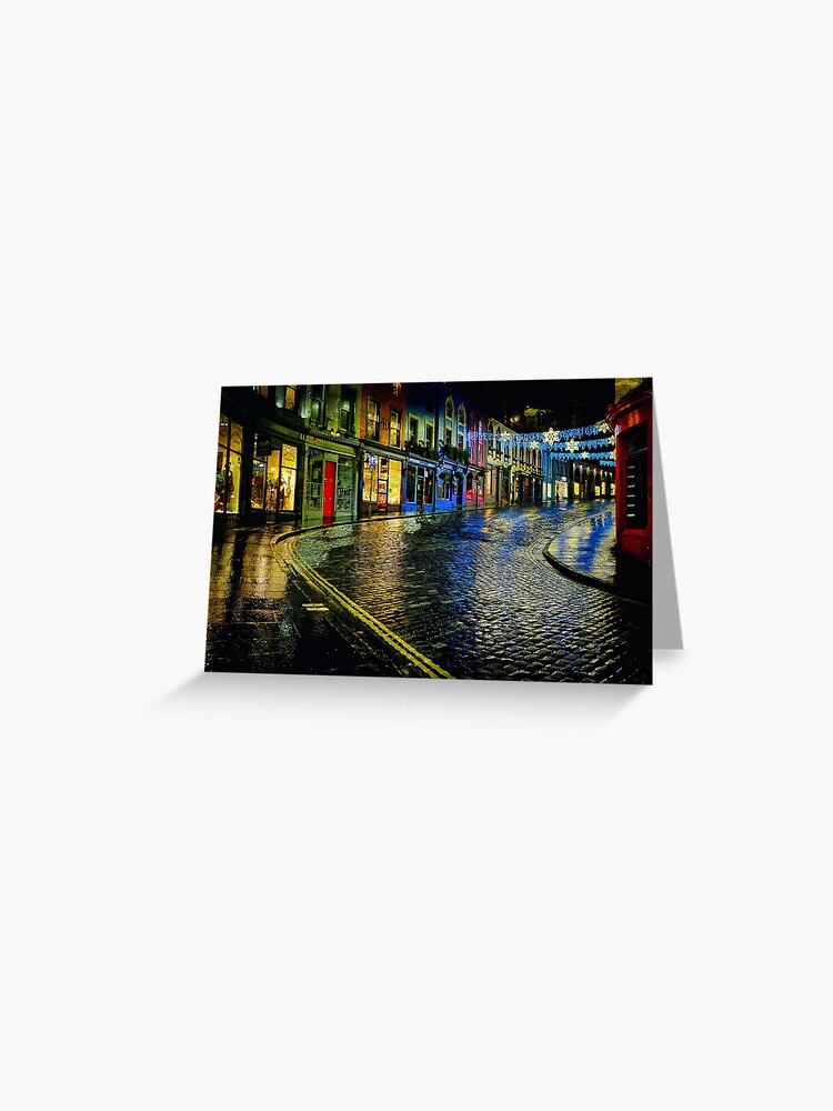 Thumbnail 1 of 2, Greeting Card, Victoria Street Christmas designed and sold by darkedinburgh.