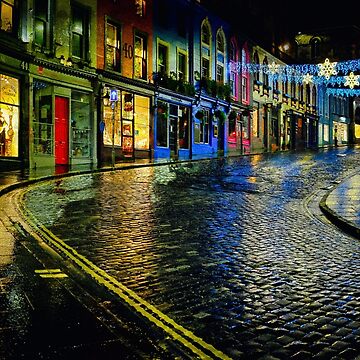 Artwork thumbnail, Victoria Street Christmas by darkedinburgh