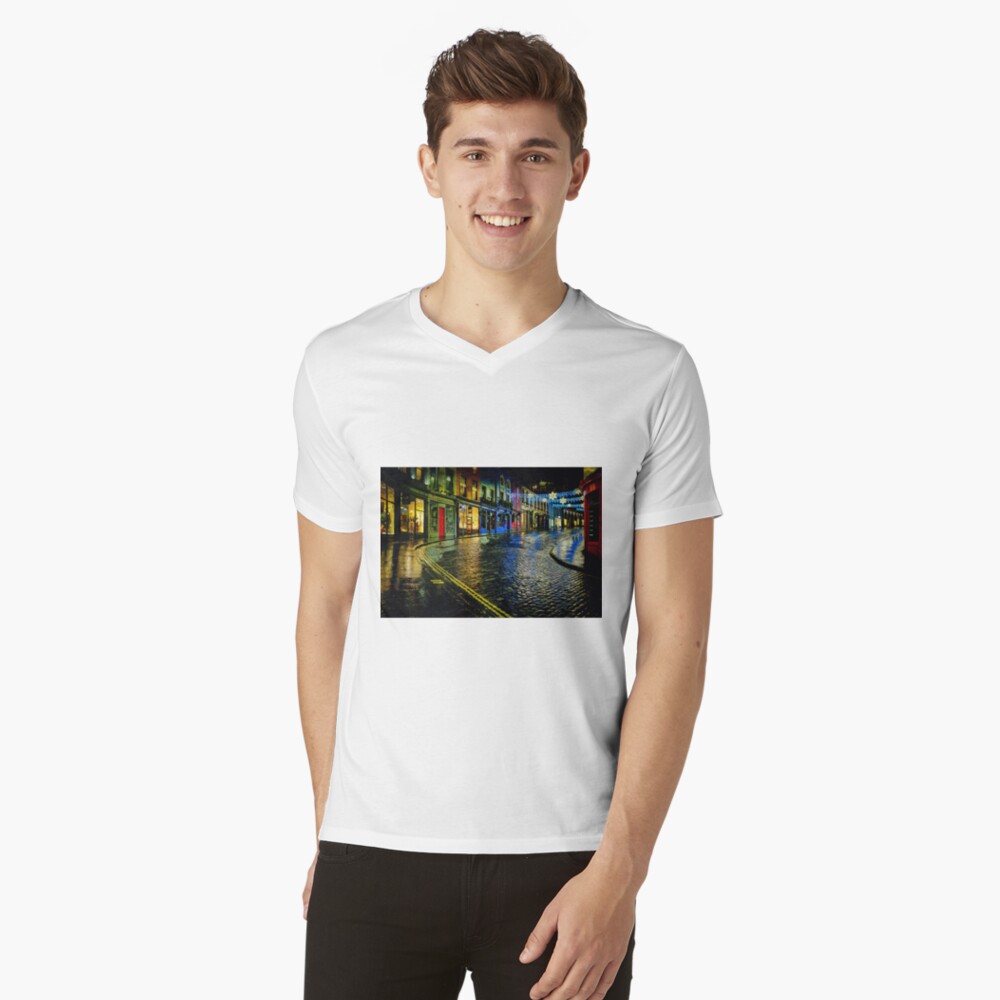 Item preview, V-Neck T-Shirt designed and sold by darkedinburgh.