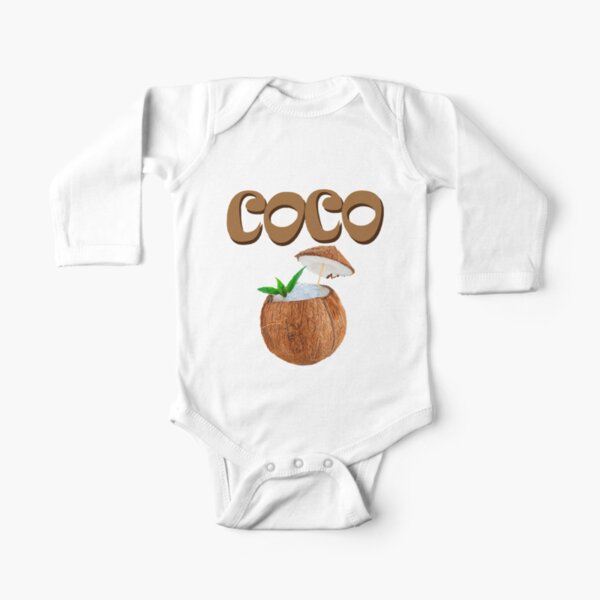 Coconut Long Sleeve Baby One-Piece