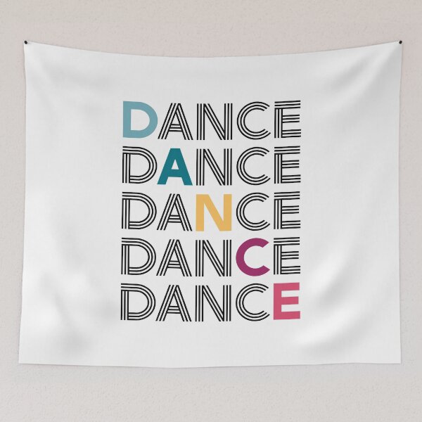 Item preview, Dance Colorful Typography designed and sold by opalime.