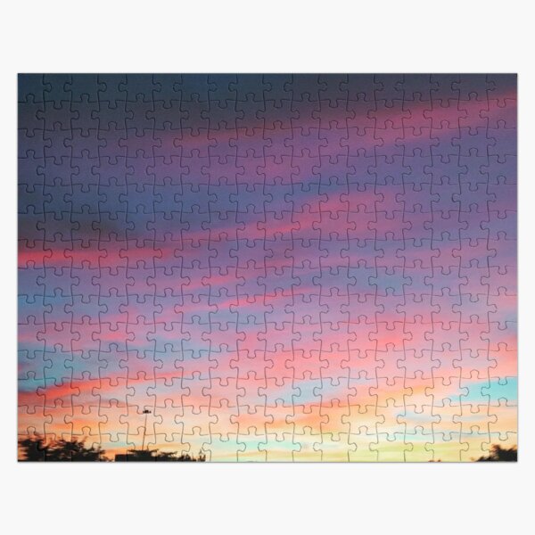 Pink Sky Jigsaw Puzzles Redbubble