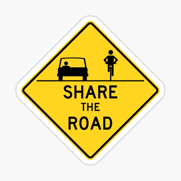 Item preview, Share the road  designed and sold by Richard Heyes.