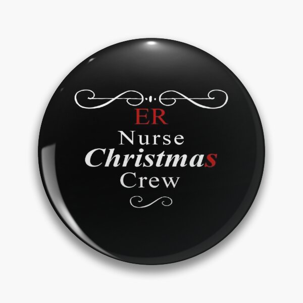 Item preview, Emergency Room Nurse Christmas Crew black designed and sold by NancyArtDesigns.