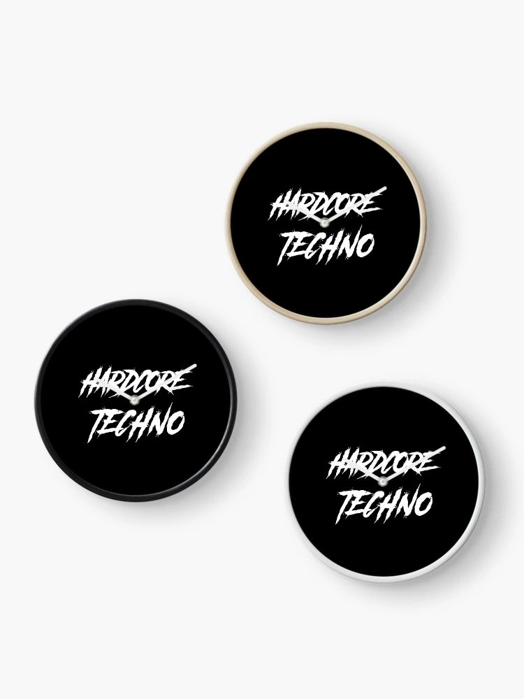 Thumbnail 3 of 4, Clock, Hardcore Techno designed and sold by Express YRSLF.