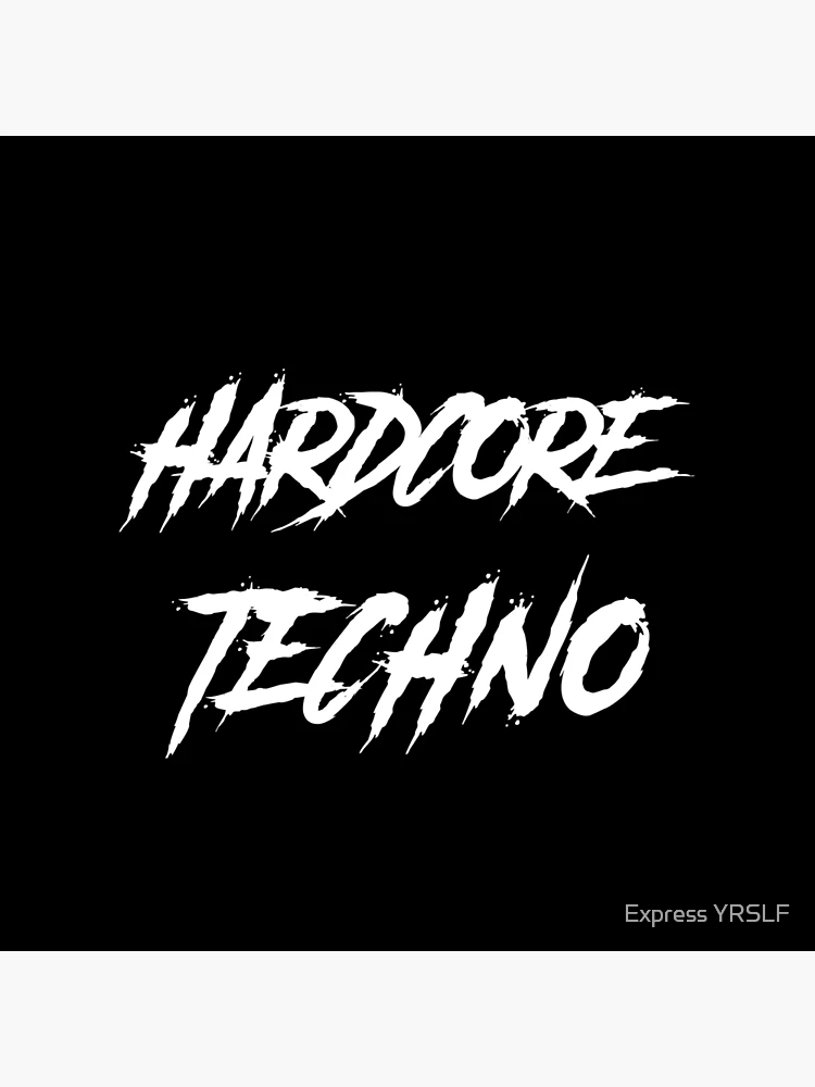 Thumbnail 3 of 3, Poster, Hardcore Techno designed and sold by Express YRSLF.