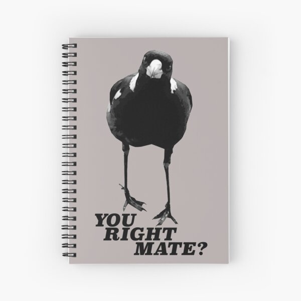 Magpie Season Spiral Notebook