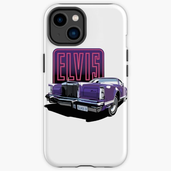 Elvis Presley Elvis_ 1970 Lincoln Continental Funda resistente para iPhone