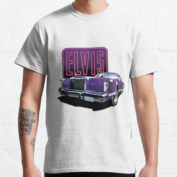 Elvis Presley Elvis_ Lincoln Continental des années 1970 T-shirt classique