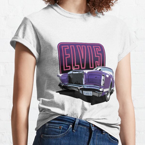 Elvis Presley Elvis_ 1970s Lincoln Continental Classic T-Shirt