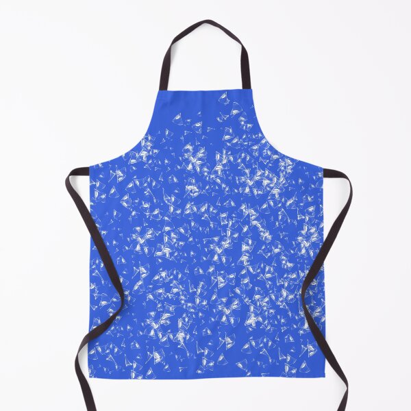 Item preview, White Shattered Glass on Blue designed and sold by AlteredAtelier.