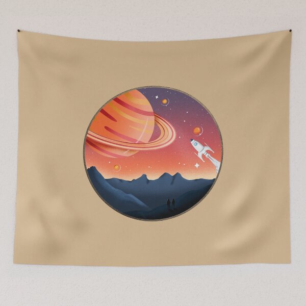 Item preview, Rocket in Space designed and sold by AeroAstro.