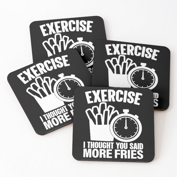 Item preview, Exercise I Thought You Said Extra Fries More Fries Workout designed and sold by GravitiTees.