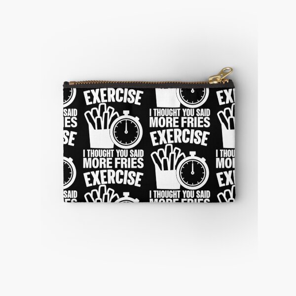 Item preview, Exercise I Thought You Said Extra Fries More Fries Workout designed and sold by GravitiTees.