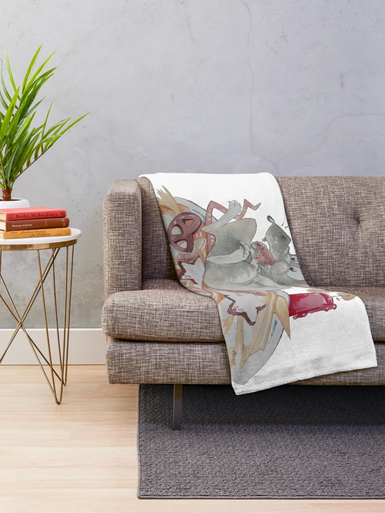 Thumbnail 2 of 6, Throw Blanket, Ratfoodz 'Ritty Plate by RatzDesign designed and sold by RatzDesigns.