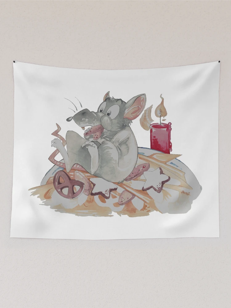 Thumbnail 2 of 3, Tapestry, Ratfoodz 'Ritty Plate by RatzDesign designed and sold by RatzDesigns.