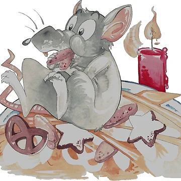 Artwork thumbnail, Ratfoodz 'Ritty Plate by RatzDesign by RatzDesigns