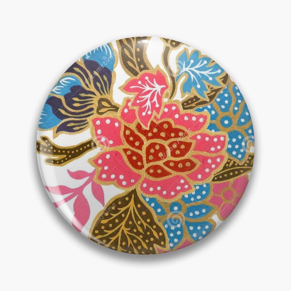 Item preview, The flower batik design designed and sold by zachan57.