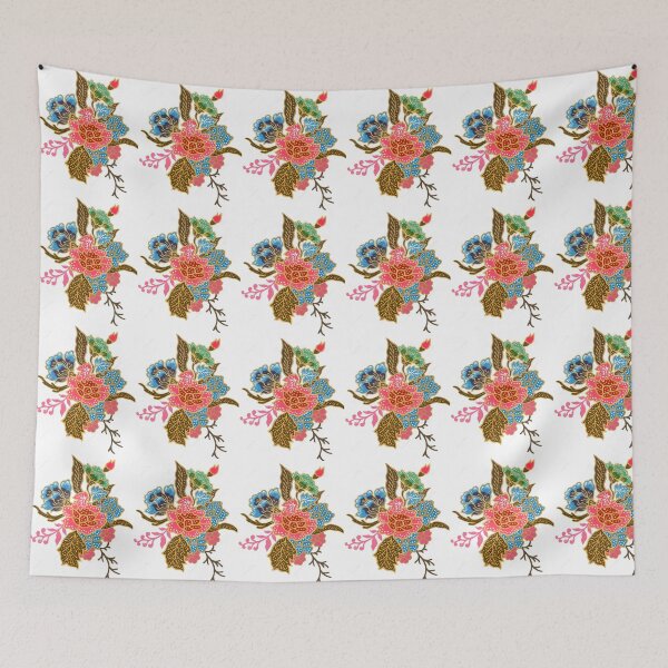 Item preview, The flower batik design designed and sold by zachan57.