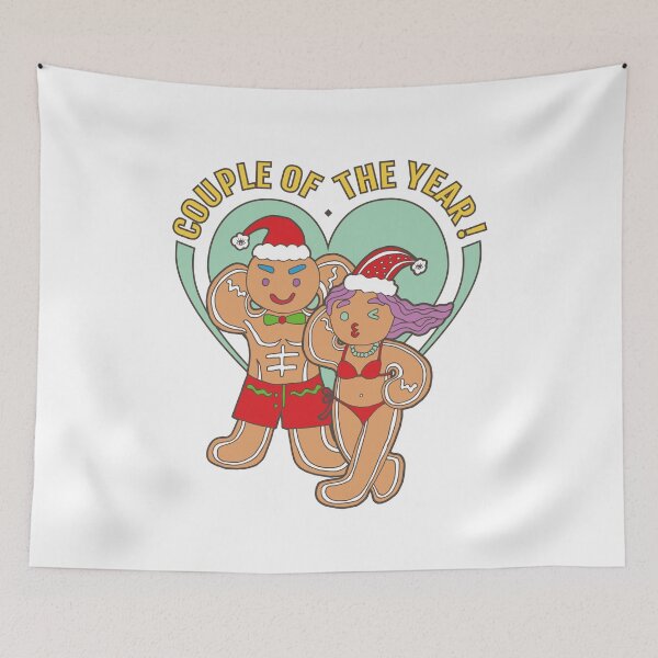 Item preview, Gingerbread Lover- Couple of the Year | White Background | Curious Eyeball designed and sold by CuriousEyeball.