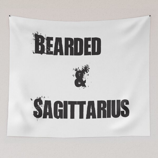 Item preview, Bearded & Sagittarius designed and sold by badassgentleman.