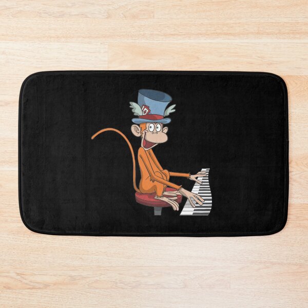 Item preview, Funny rock piano player with hat designed and sold by Monkey Ful.
