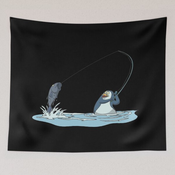 Item preview, Angler penguin fishes fish designed and sold by Monkey Ful.