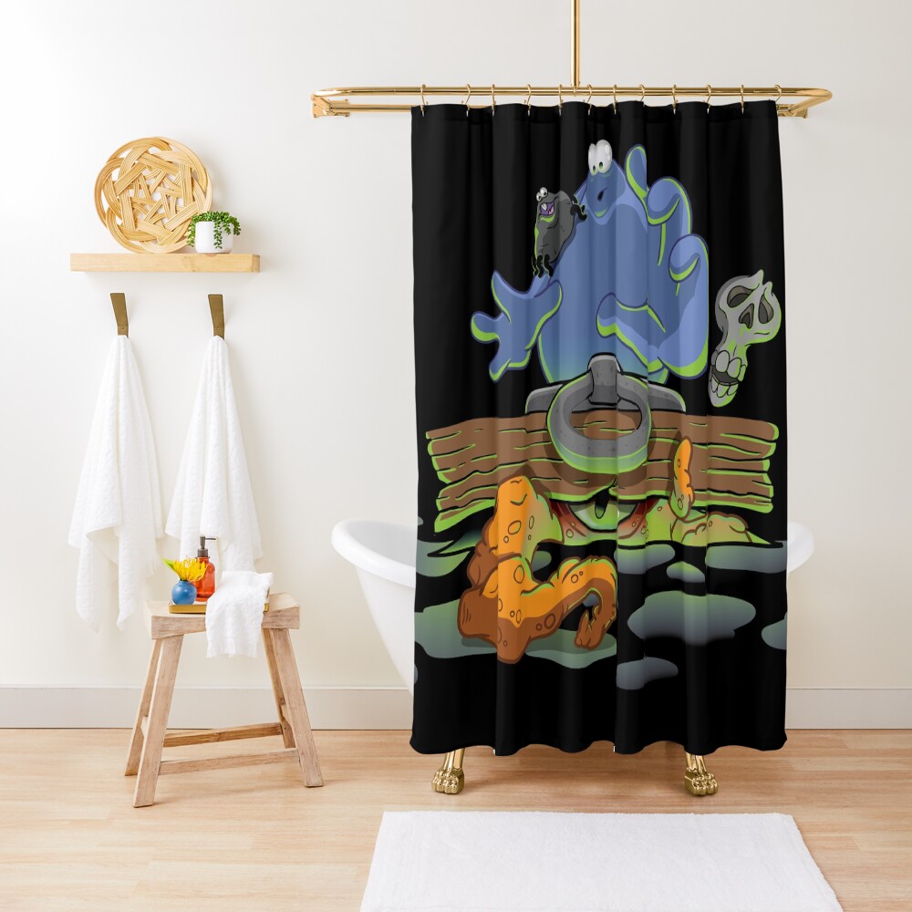 "Trap Door" Shower Curtain by JUNJARDI Redbubble