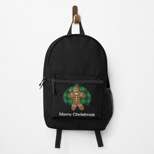 Item preview, Gingerbread Man Green Plaid Christmas Tree designed and sold by mikoala50.
