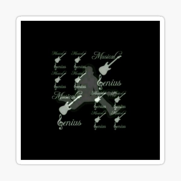 Musical Genius Sticker