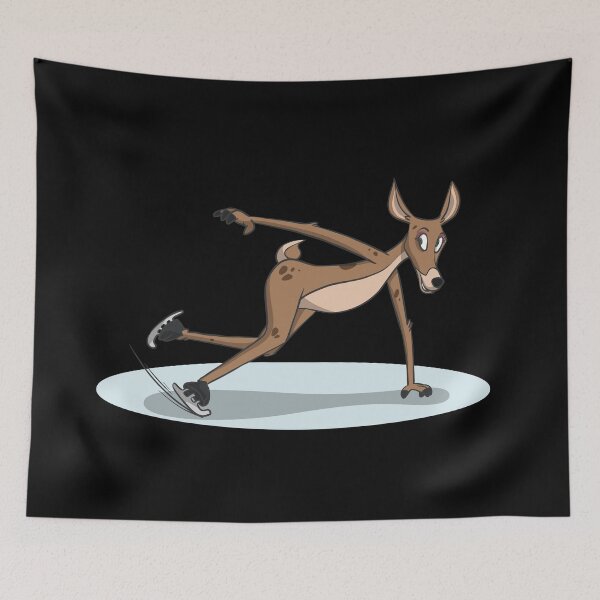 Item preview, Speed Skating deer designed and sold by Monkey Ful.
