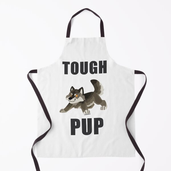 Item preview, Tough Pup - Brown Wolf designed and sold by Yokai-Temple.