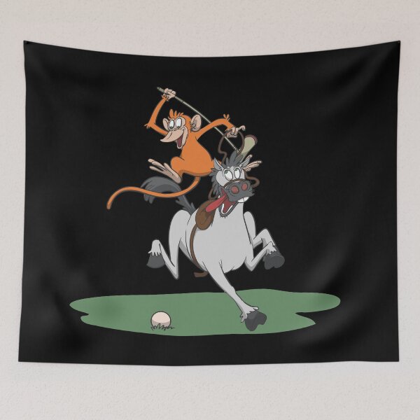 Item preview, Monkey playing polo designed and sold by Monkey Ful.