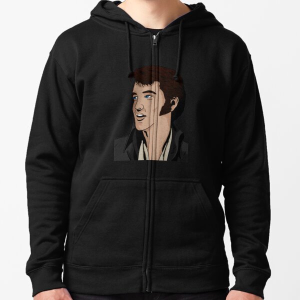 elvis presley zip up hoodies