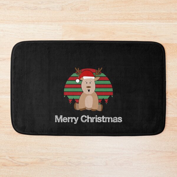 Item preview, ReindeerSanta Hat Trees Christmas Retro Sunset designed and sold by mikoala50.
