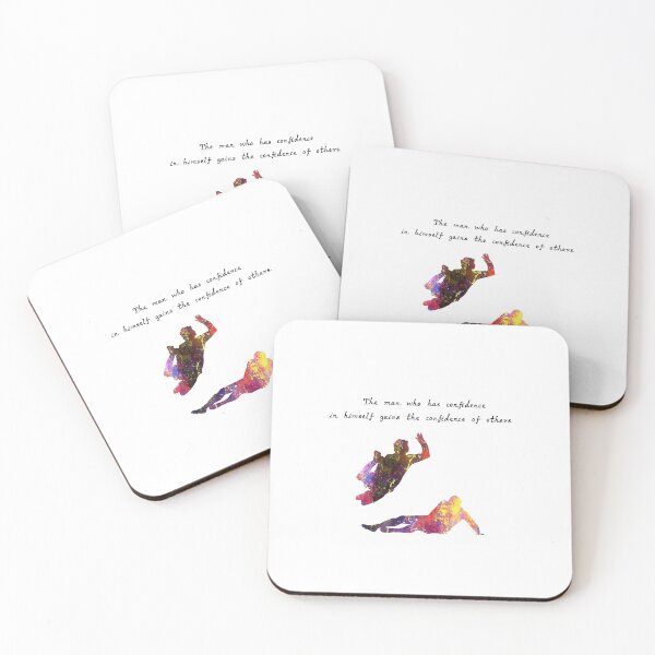Item preview, The Man Who Has Confidence In  Quote Art Design I designed and sold by vividpixelusa.