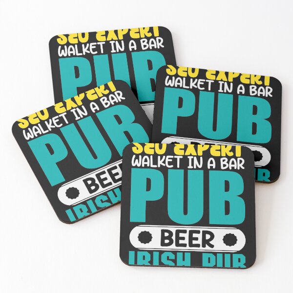Item preview, Seo Expert Walket in a bar pub beer irish Pub pun designed and sold by Grinover.