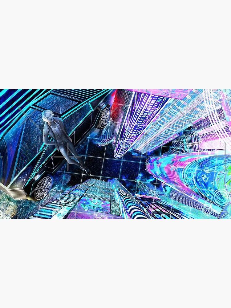 Thumbnail 3 of 3, Art Print, Neon Nights designed and sold by goingnwod.