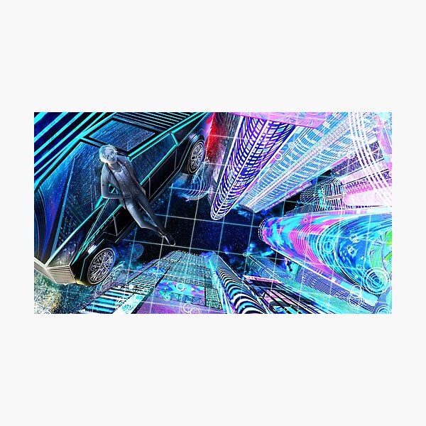 Neon Nights Photographic Print