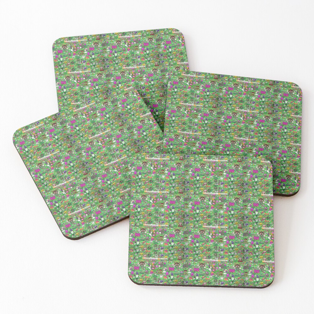 Item preview, Coasters (Set of 4) designed and sold by Rajujatt.