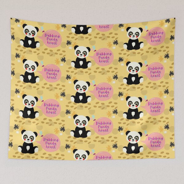 Item preview, Dabbing Panda heart designed and sold by dalypdesign.