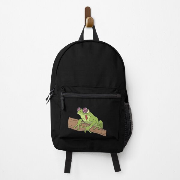 Artikelvorschau, Frosch mit Sonnenbrille auf einem Ast entworfen und verkauft von Monkey Ful.